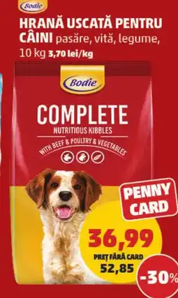Penny Hrană uscată pentru câini pasăre, vită, legume Ofertă