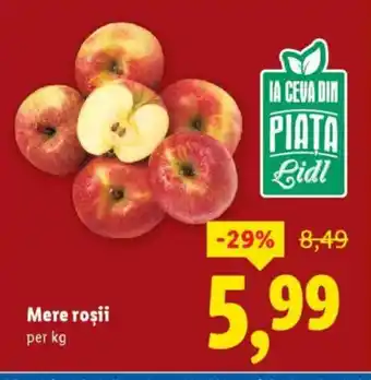 Lidl Mere roşii Ofertă