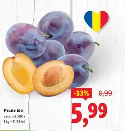 Lidl Prune bio Ofertă