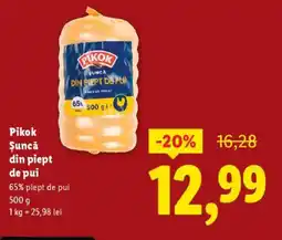 Lidl Pikok Șuncă din piept de pui Ofertă