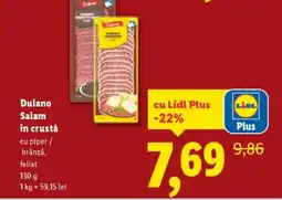 Lidl Dulano Salam în crustă Ofertă