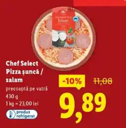 Lidl Chef Select Pizza șuncă / salam Ofertă
