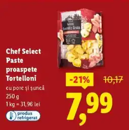 Lidl Chef Select Paste proaspete Tortelloni Ofertă