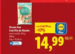Lidl Ocean Sea Cod file de Alaska Ofertă