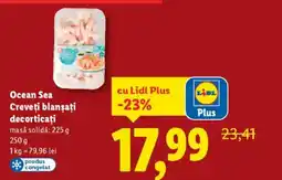 Lidl Ocean Sea Creveţi blanşați decorticați Ofertă