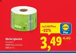 Lidl Hârtie igienică Ofertă