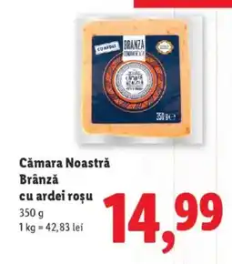 Lidl Cămara Noastră Brânză cu ardei roşu Ofertă