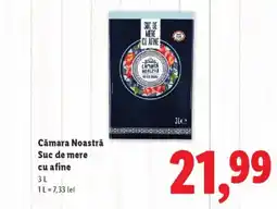 Lidl Cămara Noastră Suc de mere cu afine Ofertă