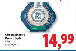 Lidl Cămara Noastră Orez cu lapte Ofertă