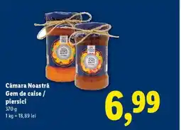 Lidl Cǎmara Noastră Gem de caise / piersici Ofertă
