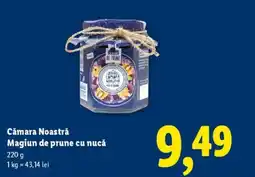 Lidl Cămara Noastră Magiun de prune cu nucă Ofertă