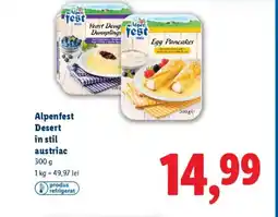 Lidl Alpenfest Desert în stil austriac Ofertă