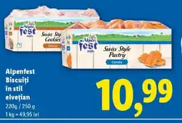Lidl Alpenfest Biscuiţi în stil elveţian Ofertă