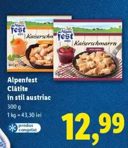 Lidl Alpenfest Clătite în stil austriac Ofertă