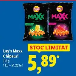 Lidl Lay's Maxx Chipsuri Ofertă
