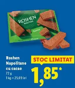 Lidl ROSHEN Napolitane cu cacao Ofertă