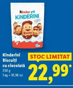 Lidl Kinderini Biscuiți cu ciocolată Ofertă