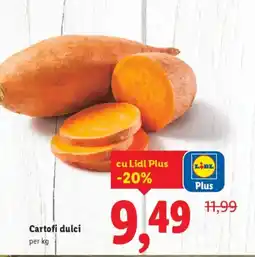 Lidl Cartofi dulci Ofertă