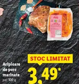 Lidl Aripioare de porc marinate Ofertă