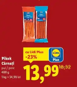 Lidl Pikok Cârnaţi Ofertă