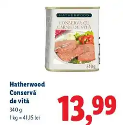 Lidl Hatherwood Conservǎ de vitǎ Ofertă
