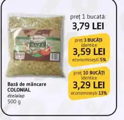 Supeco Bază de mâncare COLONIAL Ofertă