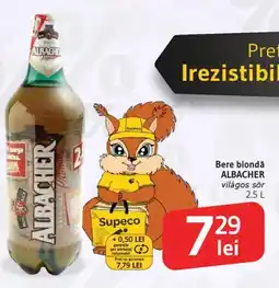 Supeco Bere blondǎ ALBACHER Ofertă