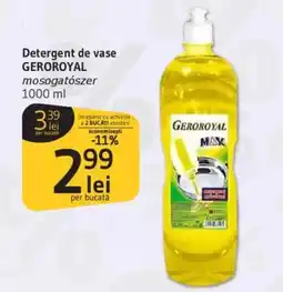 Supeco Detergent de vase GEROROYAL Ofertă