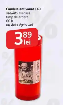 Supeco Candelǎ antivanat T40 Ofertă