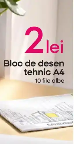 Pepco Bloc de desen tehnic A4 Ofertă