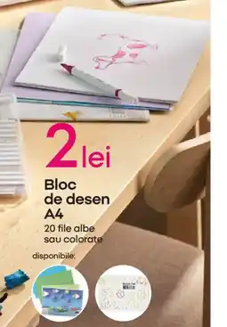 Pepco Bloc de desen A4 Ofertă