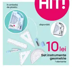 Pepco Set instrumente geometrie Ofertă