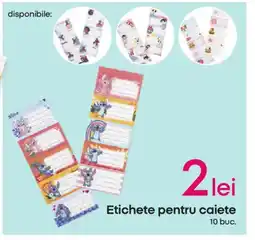 Pepco Etichete pentru caiete Ofertă