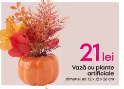 Pepco Vază cu plante artificiale Ofertă