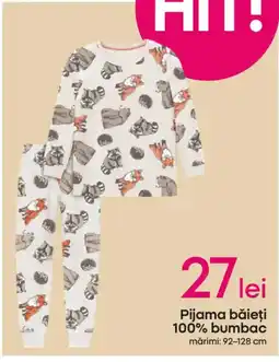 Pepco Pijama băieţi 100% bumbac Ofertă