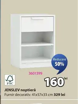 JYSK JENSLEV noptieră Ofertă