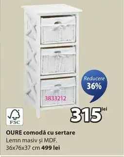 JYSK OURE comodă cu sertare Ofertă