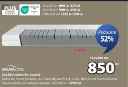 JYSK LILLELV saltea din spumă Ofertă