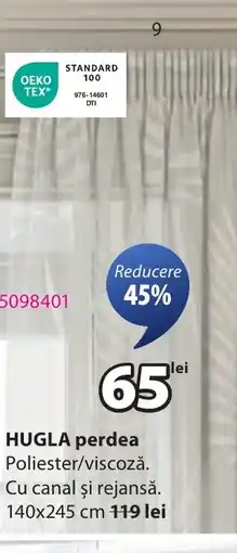 JYSK HUGLA perdea Ofertă
