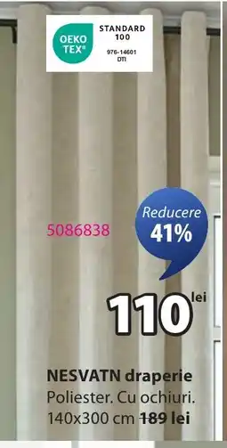 JYSK NESVATN draperie Ofertă