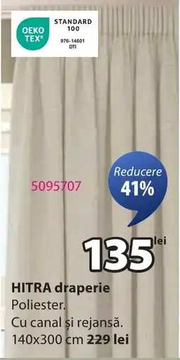 JYSK HITRA draperie Ofertă