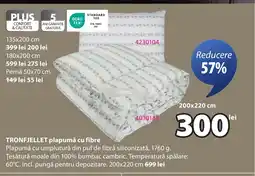 JYSK TRONFJELLET plapumă cu fibre Ofertă