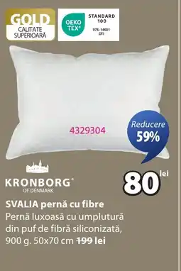 JYSK SVALIA pernă cu fibre Ofertă
