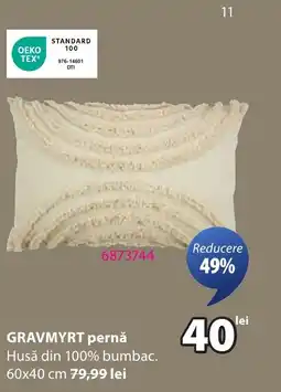 JYSK GRAVMYRT pernǎ Ofertă