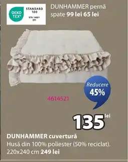 JYSK DUNHAMMER cuverturǎ Ofertă