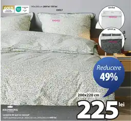 JYSK Lenjerie de pat cu cearsaf Ofertă
