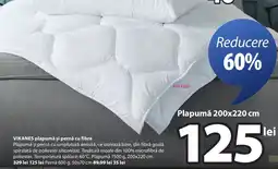 JYSK VIKANES plapumă şi pernă cu fibre Ofertă