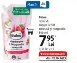 DM Balea rezervă săpun lichid zmeură şi magnolie Ofertă