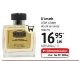 DM D'Amaris after shave două variante Ofertă