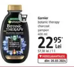 DM Garnier botanic therapy charcoal sampon Ofertă